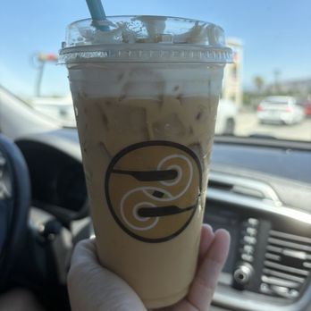 Ziggi's Coffee - Iced Caramel Macchiato - Coffee & Tea Near Me - Beaumont, California