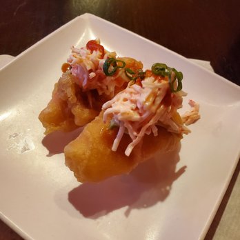 JJ Sushi - Trying to be adventurous. The "Goofy" nigiri. Interesting, but not a fan - Sushi Bars Near Me - Sparks, Nevada