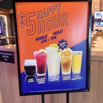Dave & Buster's Bloomington, IN - $5 HH drinks 4-7 pm Monday-Friday - Sports Bars Near Me - Bloomington, Indiana