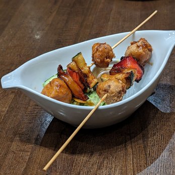 Herban Fix - Vegan Kitchen - Soy chicken and shiitake mushroom kebab - Vegan Near Me - Atlanta, Georgia