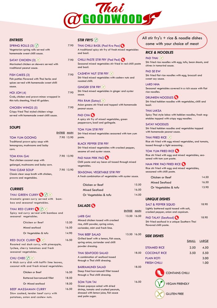 THAIGOODWOOD Updated October 2024 478 Goodwood Rd, Cumberland Park