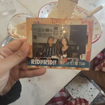 Elvira - They took a Polaroid of us - Italian Near Me - San Diego, California