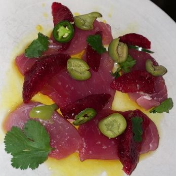 The Lark - California Big Eye Tuna Crudo - New American Near Me - Santa Barbara, California