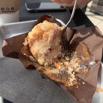 Crescendo Coffee And More - Strawberry cheesecake muffin - Coffee & Tea Near Me - Fort Wayne, Indiana Crescendo Coffee And More - Strawberry cheesecake muffin - Coffee & Tea Near Me - Fort Wayne, Indiana