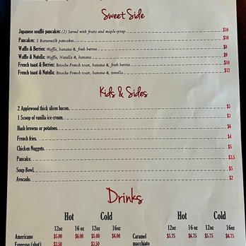 Tappi's Cafe - Menu - Cafes Near Me - El Cajon, California