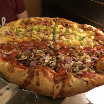 Wolfman Pizza - Charlotte - Medium Half New York New York/Half Maui Pizza - Pizza Near Me - Charlotte, North Carolina Wolfman Pizza - Charlotte - Medium Half New York New York/Half Maui Pizza - Pizza Near Me - Charlotte, North Carolina