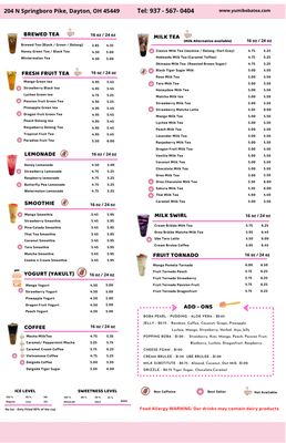 Menu photo 4 Yumi Boba Tea 2 Dayton, OH Menu photo 4 Yumi Boba Tea 2 Dayton, OH