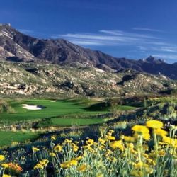 The Preserve Golf Club At Saddlebrooke - Hit over the small canyon to the par 3 number six at Preserve Golf Club