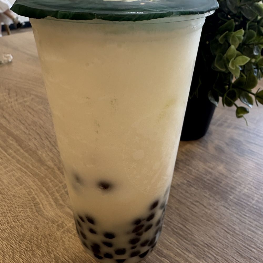 Brazilian lemonade with boba and aloe, no sugar and less ice - yummy! Brazilian lemonade with boba and aloe, no sugar and less ice - yummy!