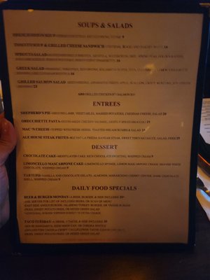Menu photo 2 Third Avenue Ale House New York, NY