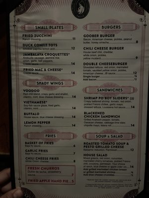 Menu photo 5 The Shady Lady Saloon Sacramento, CA