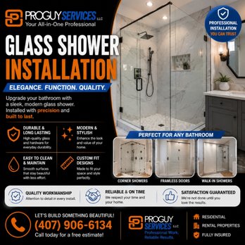 Proguy Services - Shower renovation - Handyman Near Me - Altamonte Springs, Florida Proguy Services - Shower renovation - Handyman Near Me - Altamonte Springs, Florida
