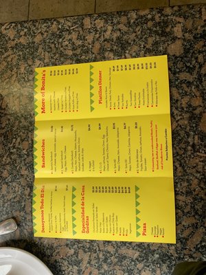 Menu photo 1 Bonita's Restaurant Chicago, IL Menu photo 1 Bonita's Restaurant Chicago, IL