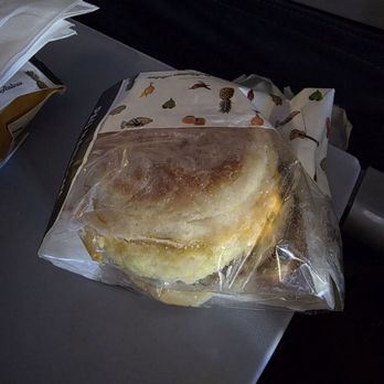 Hawaiian Airlines - Complimentary breakfast sandwich - Airlines Near Me - Sacramento, California