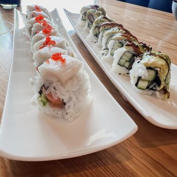Sushi Village - White House Roll and Dragon Roll - Sushi Bars Near Me - Lawrenceville, Georgia Sushi Village - White House Roll and Dragon Roll - Sushi Bars Near Me - Lawrenceville, Georgia