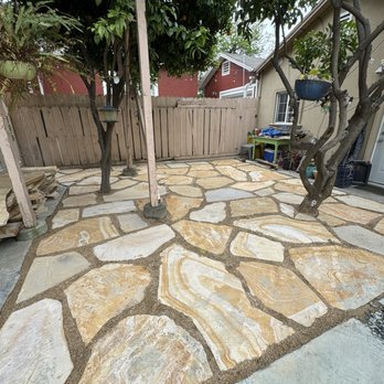 Aldeme Landscape & Construction - They installed flagstone in our yard - Landscaping Near Me - hayward, California