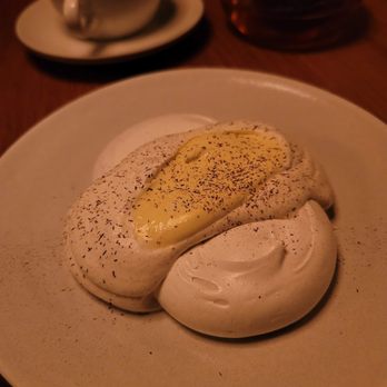 Cosme - the dish everyone talks about - corn husk meringue - Mexican Near Me - New York, New York Cosme - the dish everyone talks about - corn husk meringue - Mexican Near Me - New York, New York