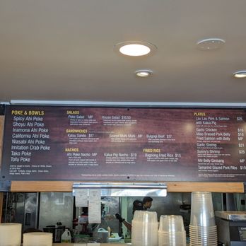 Monarch Poke - Menu 10.07.23 - Hawaiian Near Me - Aiea, Hawaii