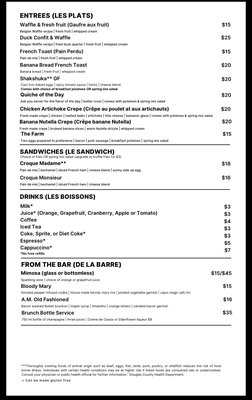 Menu photo 2 Le Voltaire Omaha, NE Menu photo 2 Le Voltaire Omaha, NE