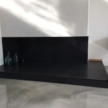 SunCoast Remodeling - Some basalt tile on the hearth and back of fireplace - Flooring Near Me - Mission Viejo, California SunCoast Remodeling - Some basalt tile on the hearth and back of fireplace - Flooring Near Me - Mission Viejo, California