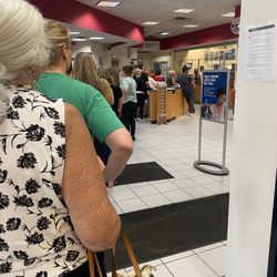 United States Postal Service - Fishers - Tax day. One person behind counter
