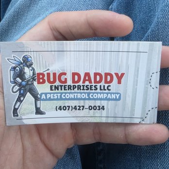 Bug Daddy Enterprises - Business card - Pest Control Near Me - Orlando, Florida Bug Daddy Enterprises - Business card - Pest Control Near Me - Orlando, Florida