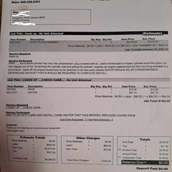 Hickory Home & Garden Center - Receipt And diagnosis