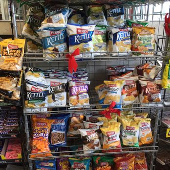 Lakeview Bagels & Deli - Selection of potato chips and snacks (mostly from Herr's), if you wanted to compliment your favorite bagel/sandwich/etc. (10/28/2017) - Delis Near Me - Clifton, New Jersey