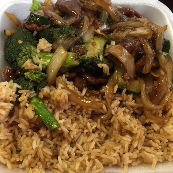 Chen's Express - Mongolian beef with added broccoli - Chinese Near Me - Darien, Georgia Chen's Express - Mongolian beef with added broccoli - Chinese Near Me - Darien, Georgia