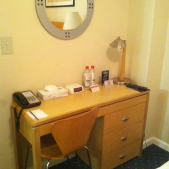 Hotel Stratford - Writing desk; bottles of water are $2. each; no thank you! - Hotels Near Me - San Francisco, California