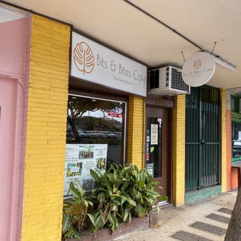 Bits & Bites Cafe - Outside of store.  Across from Kailua library pretty much - Coffee & Tea Near Me - honolulu, Hawaii