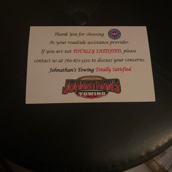 Johnathan's Towing - Roadside Assistance Near Me - Escondido, California Johnathan's Towing - Roadside Assistance Near Me - Escondido, California