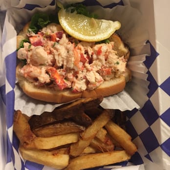 Cape Cod Fish - Lobster roll and hand cut fries - Seafood Near Me - Fort Myers, Florida