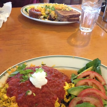 Ellie's Mutt Hutt - Tofu ranchero & a veggie scramble - Salad Near Me - Ukiah, California Ellie's Mutt Hutt - Tofu ranchero & a veggie scramble - Salad Near Me - Ukiah, California