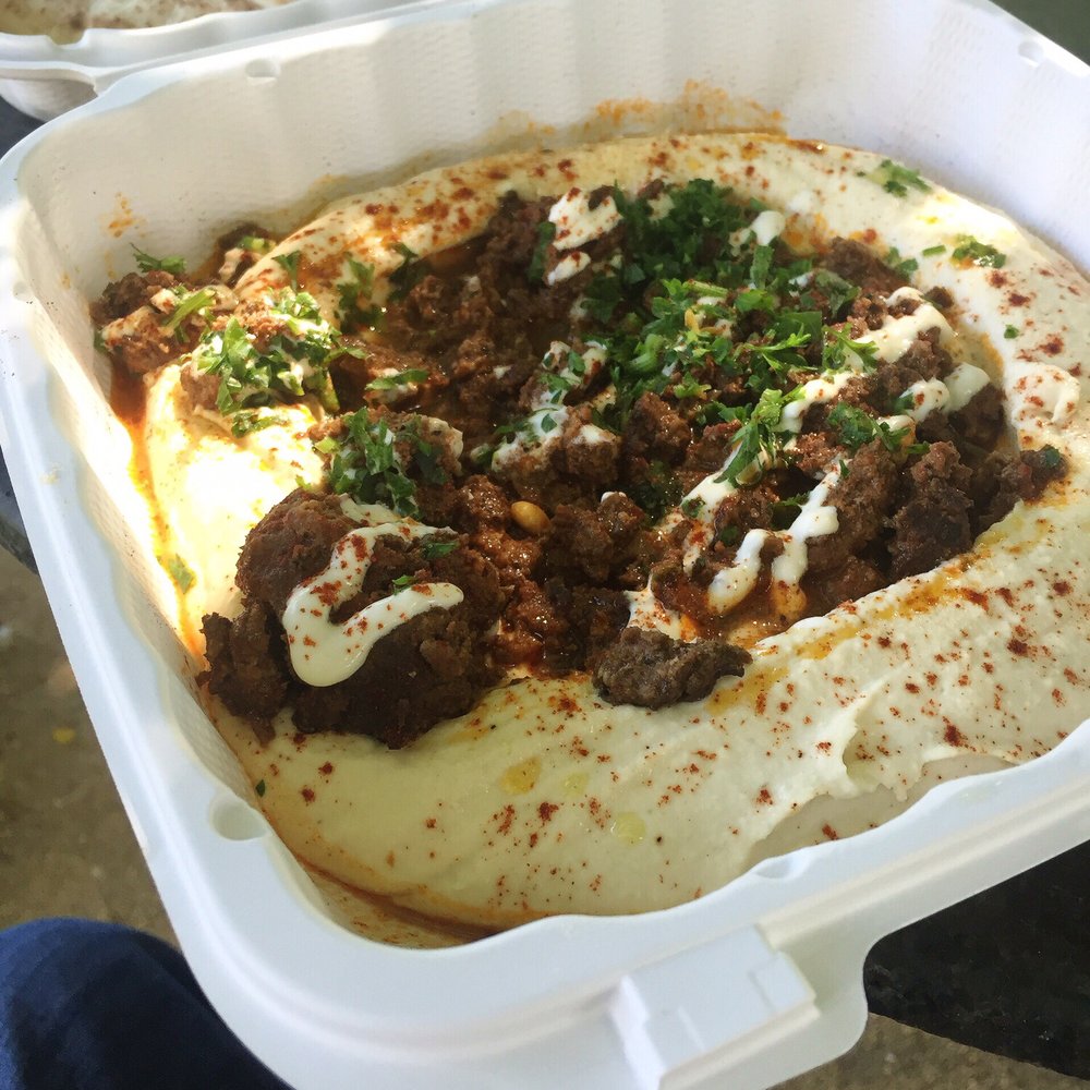 Oren's Hummus - Beef hummus bowl! - Mediterranean Near Me - Mountain View, California Oren's Hummus - Beef hummus bowl! - Mediterranean Near Me - Mountain View, California