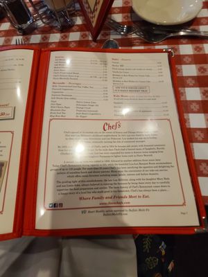 Menu photo 2 Chef's Restaurant Buffalo, NY