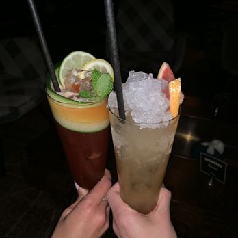 Charmaine’s - Proper Cup (left) and Fifi the Flea (right) $16/ea. Both delicious and not too sweet at all! - Lounges Near Me - San Francisco, California