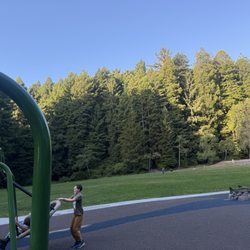 The park nearby the trails!