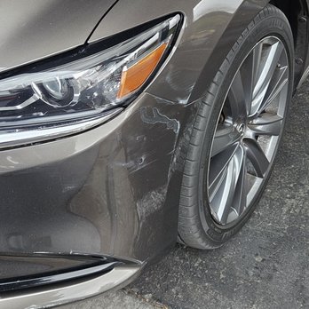 AW Collision - Picture of the initial cosmetic damage - Body Shops Near Me - Las Vegas, Nevada