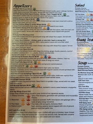Menu photo 2 Sap's Ver Fine Thai Cuisine Austin, TX Menu photo 2 Sap's Ver Fine Thai Cuisine Austin, TX