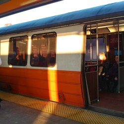 MBTA - Malden Center Station - The Orange Line at Malden Center Station