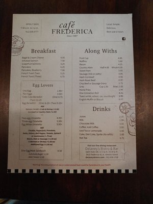 Menu photo 3 Cafe Frederica St. Simons Island, GA Menu photo 3 Cafe Frederica St. Simons Island, GA