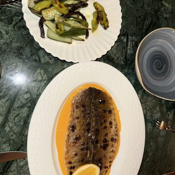 Osteria Di Mercato - Branzino and vegetables - Italian Near Me - Houston, Texas Osteria Di Mercato - Branzino and vegetables - Italian Near Me - Houston, Texas