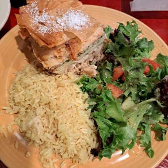 Mediterranean Cafe - Moroccan chicken pie - Greek Near Me - Madison, Wisconsin