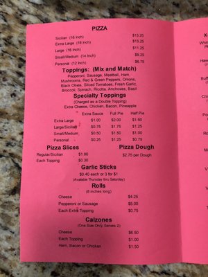 Menu photo 7 Rome Pizza Dunellen, NJ