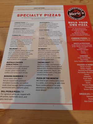 Menu photo 5 Meric's Woodfire Oven & Tavern Hampton, MN Menu photo 5 Meric's Woodfire Oven & Tavern Hampton, MN