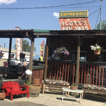 Scott’s Fuel Yard - a red chair outside - Coffee & Tea Near Me - Zillah, Washington Scott’s Fuel Yard - a red chair outside - Coffee & Tea Near Me - Zillah, Washington