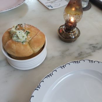 Loch Bar - Very soft roll with yummy chives butter - Seafood Near Me - Houston, Texas