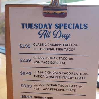 Rubio's Coastal Grill - Tuesday Special - Mexican Near Me - El Cajon, California Rubio's Coastal Grill - Tuesday Special - Mexican Near Me - El Cajon, California