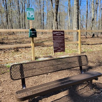 Barks and Tails Dog Park - Benches and complimentary pet waste stations are provided. - Dog Parks Near Me - Chattanooga, Tennessee